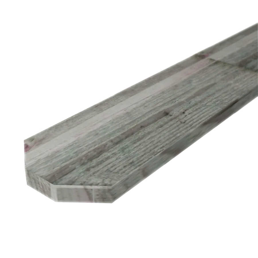 5/8 x 6 x 6, Southern Pine, No. 2, Pressure Treated (CA), Rough Sawn Dog-Ear